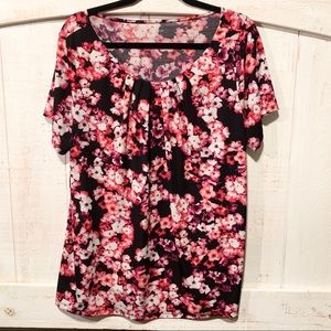 Floral Short Sleeve by Worthington